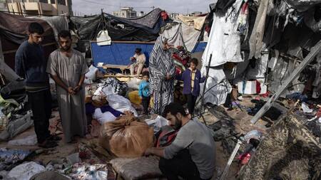 Destrucción en Gaza tras ataques israelíes. Foto: EFE.