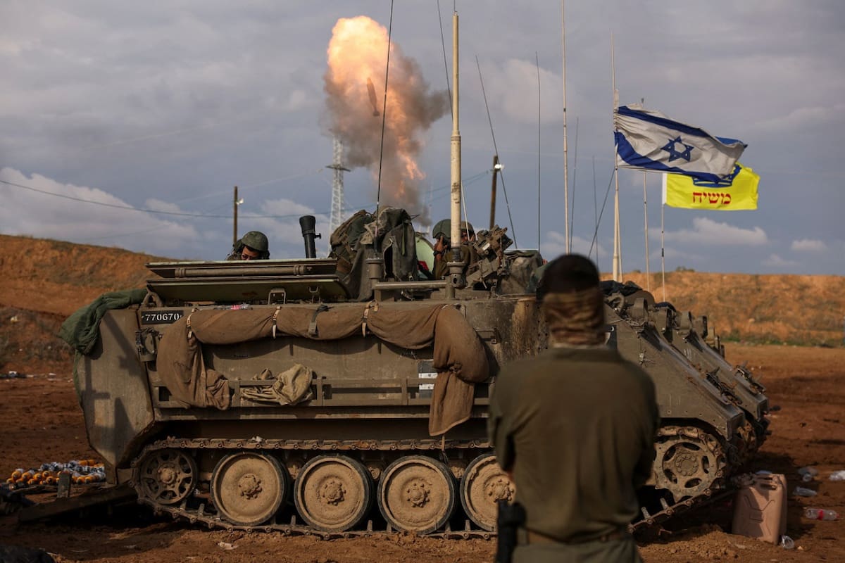 Bombardeos del Ejército de Israel. Foto: Reuters.