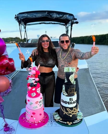 El extravagante cumpleaños de Charlotte y Alex Caniggia. Foto: Instagram.