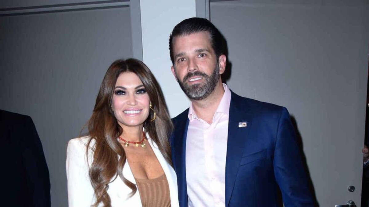 Kimberly Guilfoyle y el hijo del presidente de EEUU, Donald Trump Jr