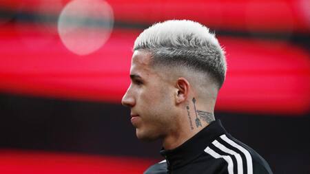 Enzo Fernández en el Benfica. Foto: REUTERS.