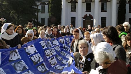 Acto en la ex Escuela de Mecánica de la Armada. Foto: NA.
