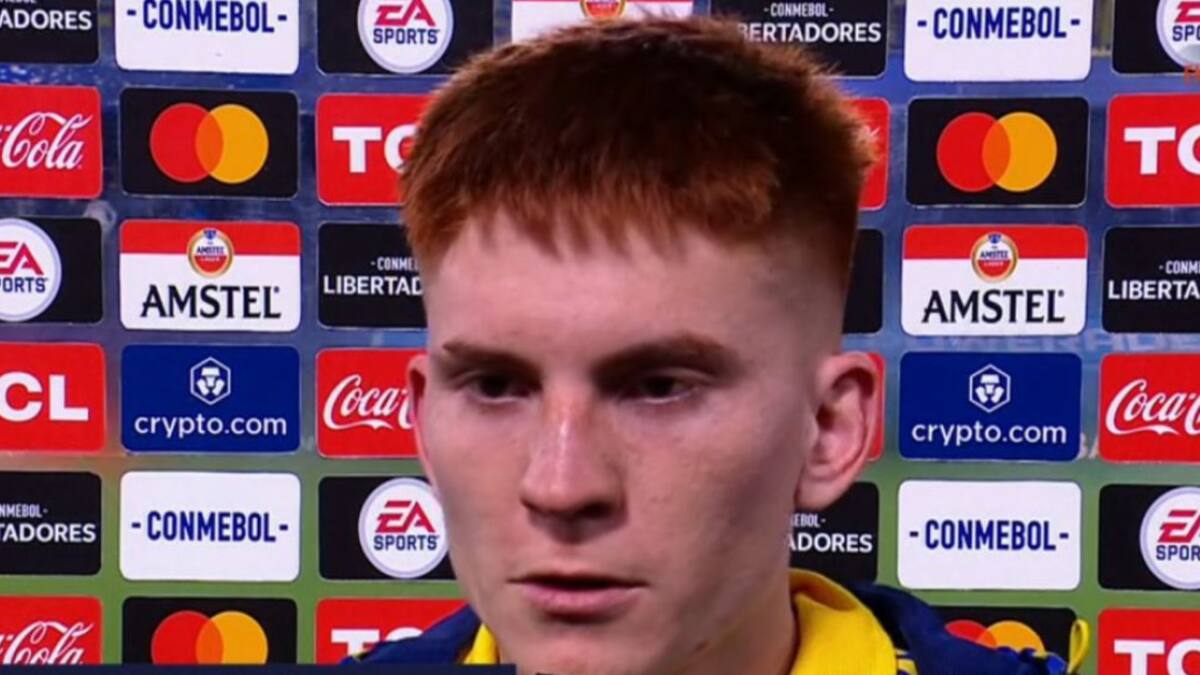 "Valentín me llamo", la curiosa respuesta del "Colo" a un periodista. Foto: captura de pantalla.