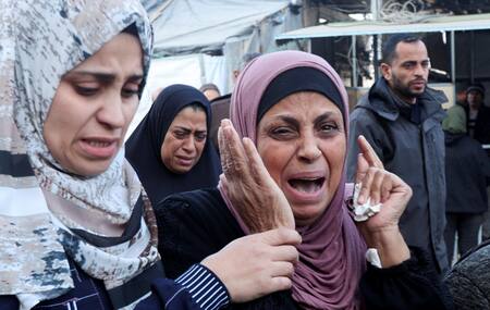 El sufrimiento de la población civil en Gaza. Foto: Reuters.