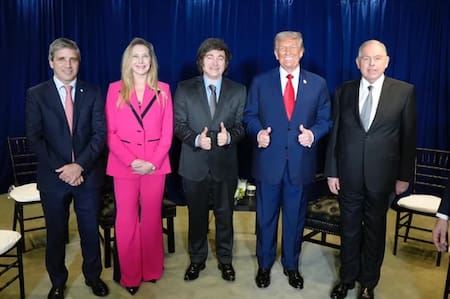 Reunión de Javier Milei con Donald Trump.