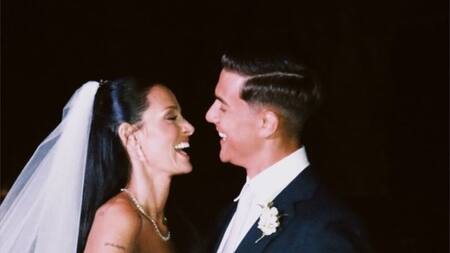 La boda de Oriana Sabatini y Paulo Dybala. Fuente:X