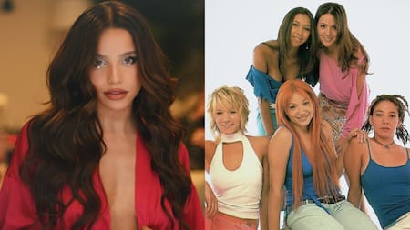 Emilia Mernes y Bandana. Fotos: Instagram y archivo.