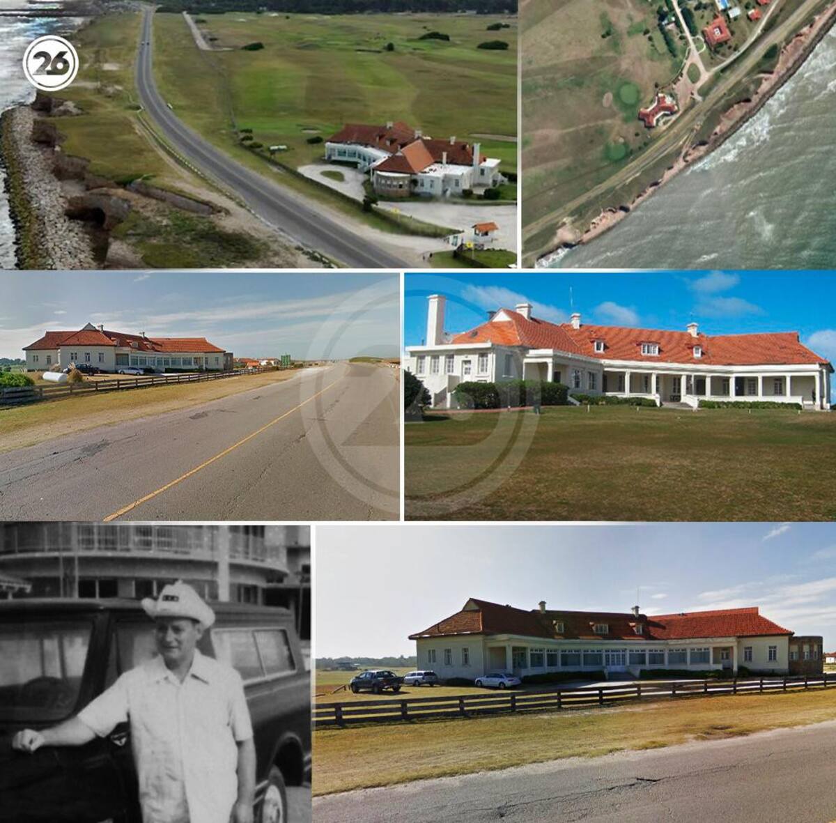El Golf Club de Miramar, por debajo de la ruta 11 pasa el túnel hacia la costa.