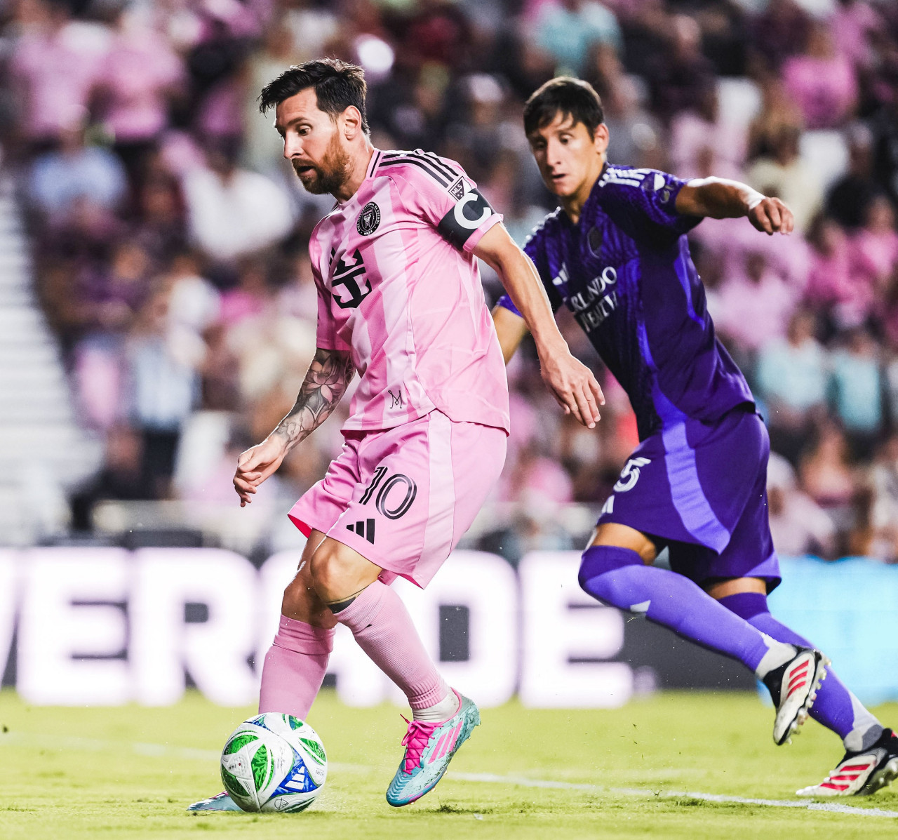 Inter Miami VS. Orlando City en el estadio Chase Stadium, MLS 2025. FOTO: (X/REDES@InterMiami)/NA.