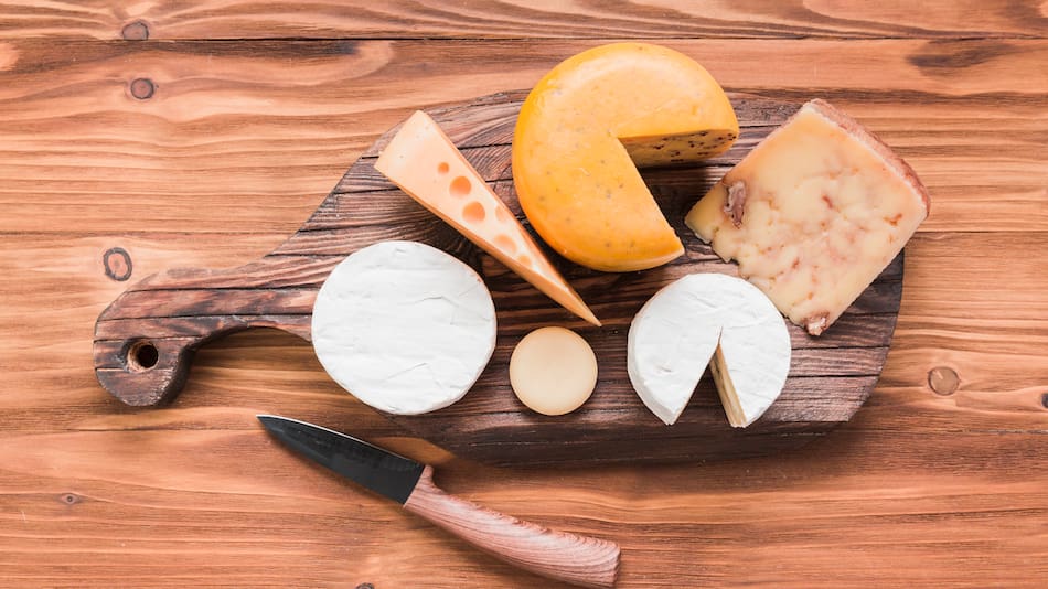 Los 4 tipos de quesos más saludables.