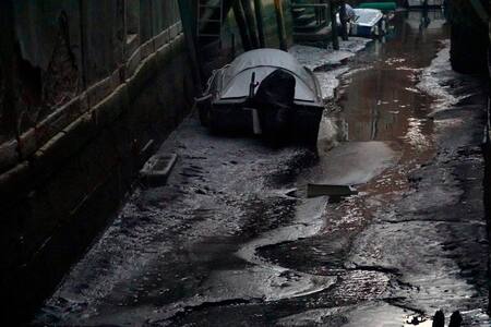 Venecia sufre la sequía de sus canales: de qué se trata el fenómeno. EFE