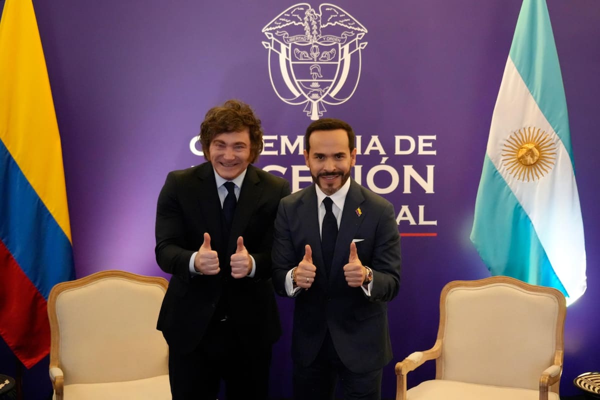 Javier Milei y Abelardo de la Espriella, nuevo presidente de Colombia
