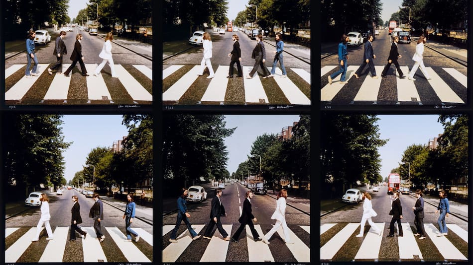 La icónica foto de The Beatles que fue portada de Abbey Road.