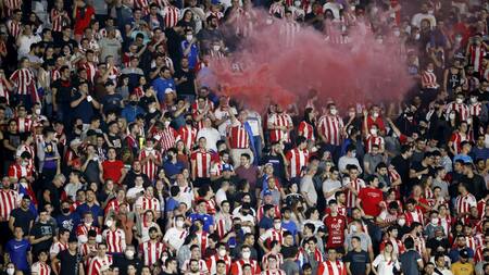 Hinchas paraguayos, Paraguay vs Argentina, Reuters