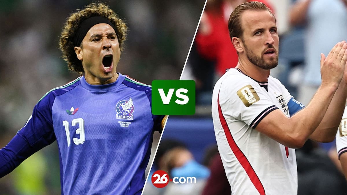 México vs Inglaterra, por los 8vos de final.