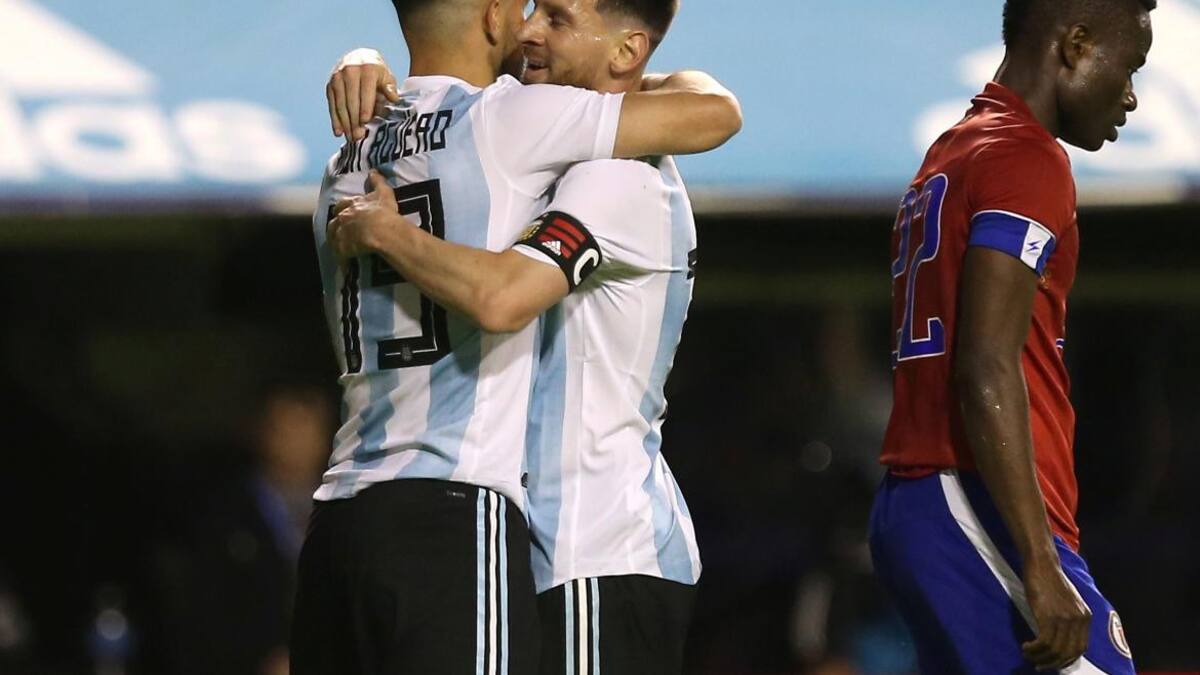 Argentina vs. Haití, Aguero y Messi, rumbo al Mundial Rusia 2018, Selección Argentina, Reuters