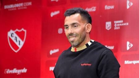 Carlos Tevez, Independiente. Foto: NA