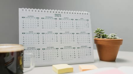 Calendario, feriado. Foto: Pexels.