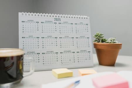 Calendario, feriado. Foto: Pexels.