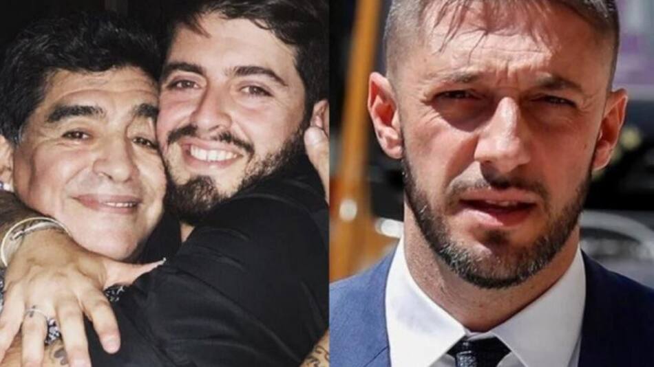 Diego Maradona Jr va contra el abogado Matías Morla y su cuñado Maximiliano Pomargo, foto NA