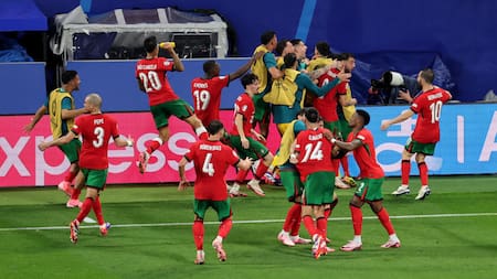 Gran victoria de Portugal en la primera jornada del grupo F. Foto: Reuters.