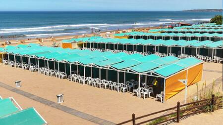 Un balneario en la costa atlántica. Foto: Google Maps
