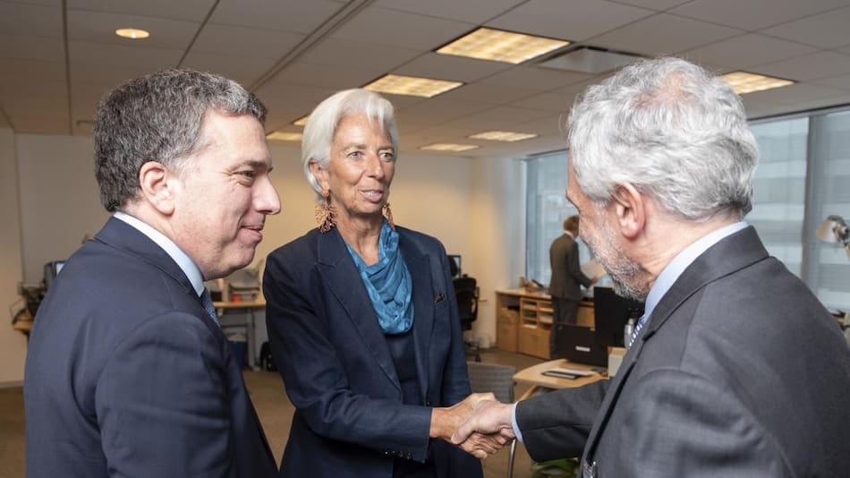 Dujovne - Lagarde FMI Foto NA
