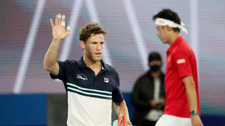 Diego Schwartzman en la ATP Cup, REUTERS