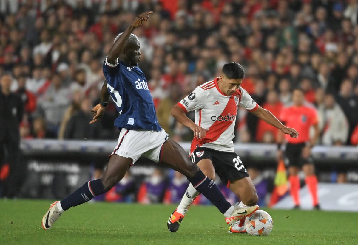 River vs Nacional; Copa Libertadores. Foto: NA