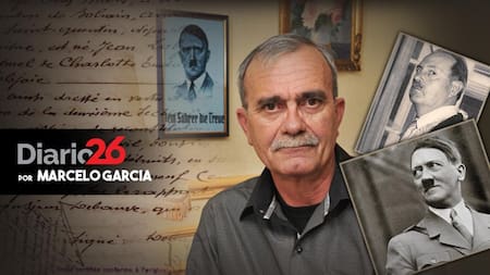 Philippe Loret, nieto de Adolf Hitler, Foto Keith Waldegrave, Diario 26, Marcelo García