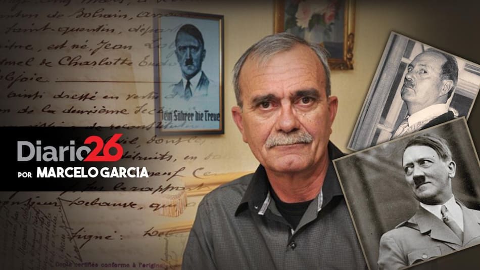 Philippe Loret, nieto de Adolf Hitler, Foto Keith Waldegrave, Diario 26, Marcelo García
