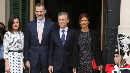 Macri, Awada y los Reyes de España Felipe y Letizia en Congreso Internacional de la Lengua Española en Córdoba, REUTERS