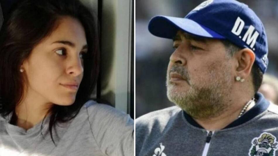 Magalí Gil y Diego Maradona, NA