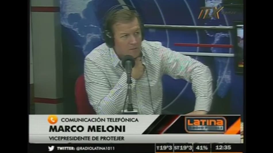 Marco Meloni en El Locutorio – vicepresidente de Proteger