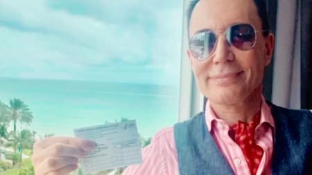 Marcelo Polino se vacunó en los Estados Unidos: "Finalmente, lo logré"