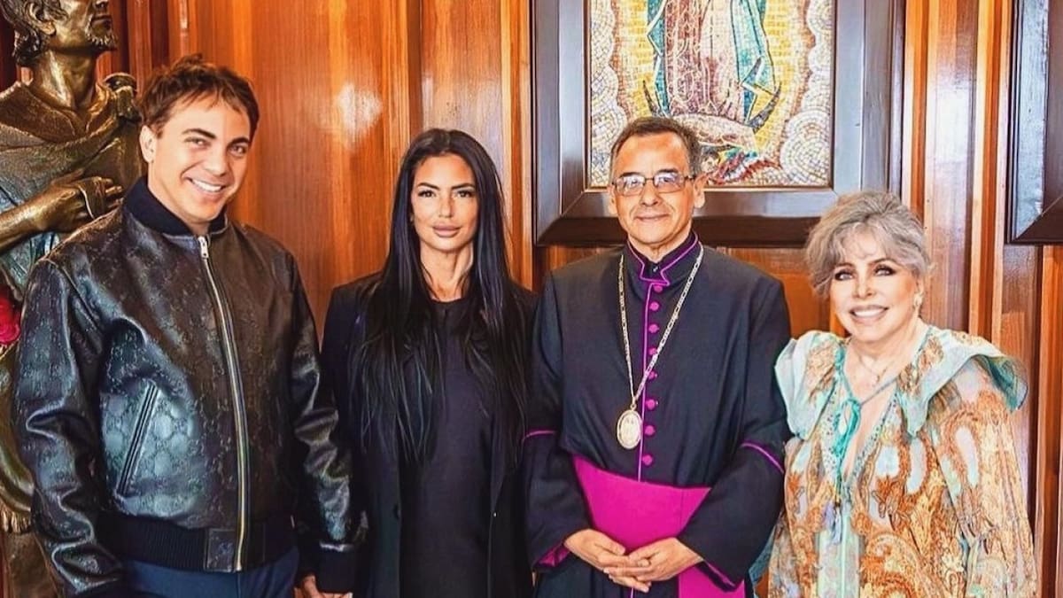 Cristian Castro, Mariela Sánchez y Verónica Castro. Foto: Instagram @cristiancastro.