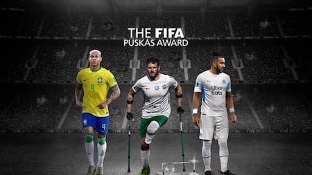 Finalistas al premio Puskas de la FIFA. Foto: FIFA.