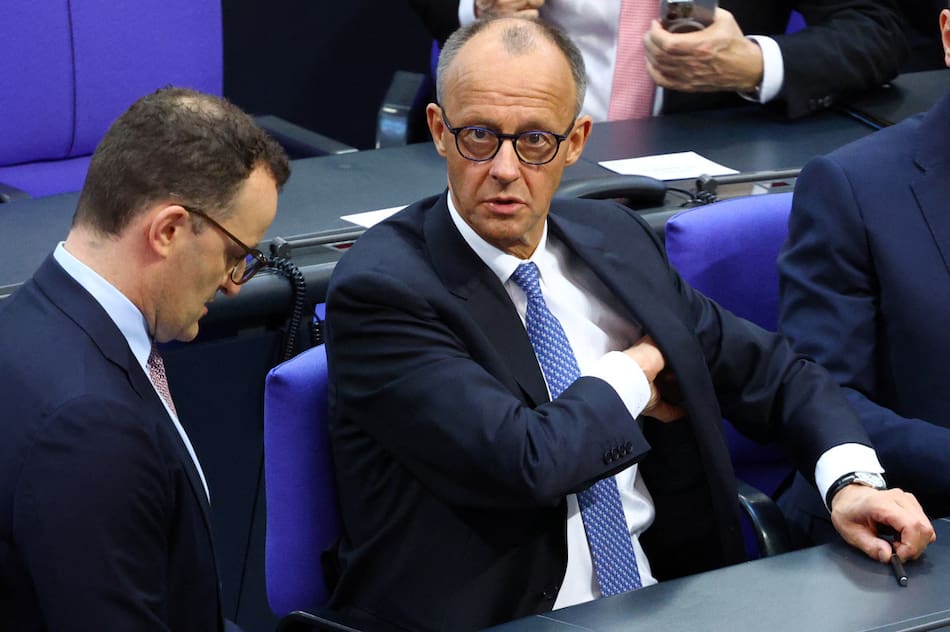 Friedrich Merz fracasó en su primer intento de ser elegido canciller de Alemania. Foto: Reuters/Lisi Niesner.