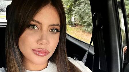 Wanda Nara; morocha. Foto: Instagram @wanda_nara.