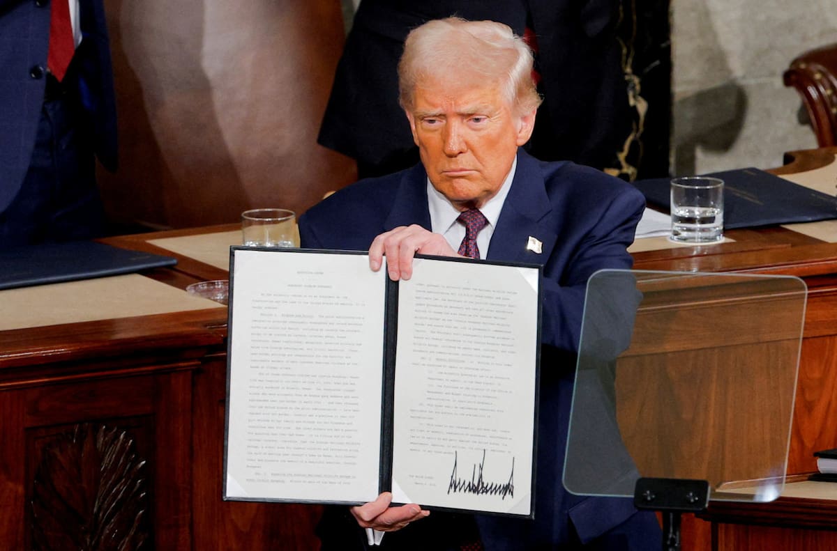 Donald Trump, presidente de Estados Unidos. Foto: Reuters.