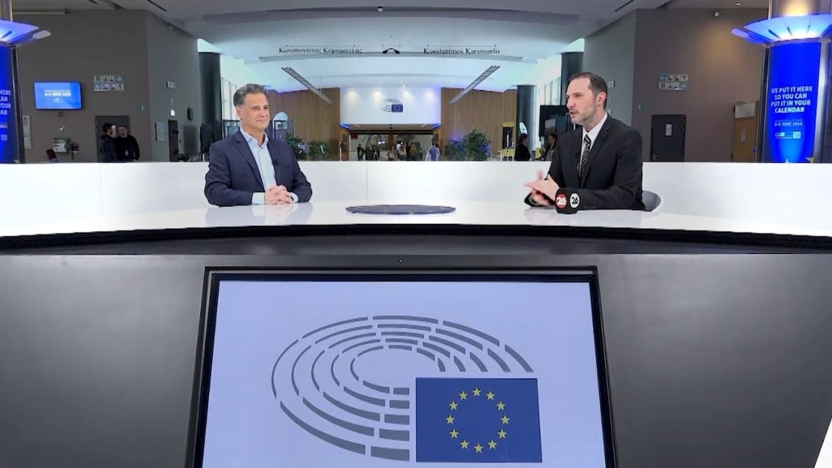 Jesús Carmona, director de Medios de la UE, y Federico Bisutti, director de Noticias de Canal 26