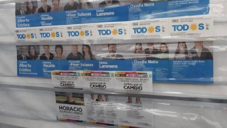 Elecciones 2019, partidos políticos, boletas