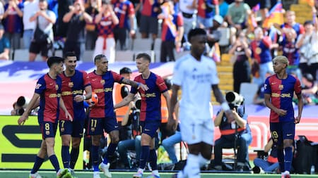 El Barcelona, líder de La Liga. Foto: Reuters/Nacho Doce