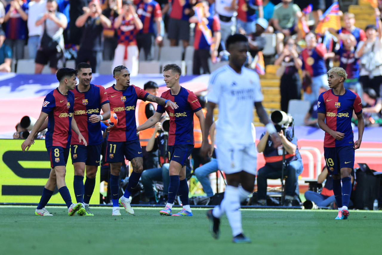 El Barcelona, líder de La Liga. Foto: Reuters/Nacho Doce