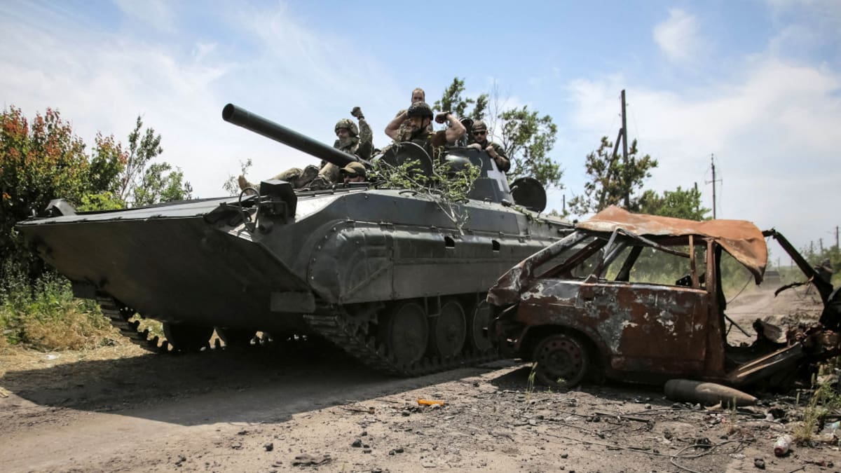 Guerra entre Rusia y Ucrania. Foto: Reuters.