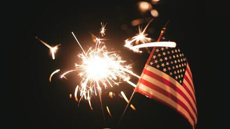 4 de julio, el día de la independencia de Estados Unidos. Foto: Unsplash.