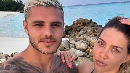 Mauro Icardi y Wanda Nara. Foto: Instagram/mauroicardi