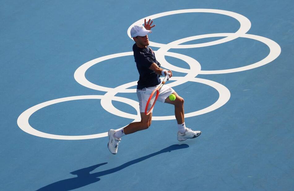 Diego Schwartzman, Tenis en Tokio 2020, Reuters