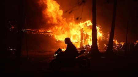 Incendios en Los Ángeles. Foto: EFE.