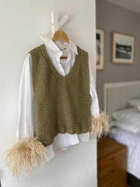 Chaleco, moda. Fuente: Pinterest